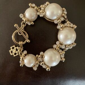 Faux pearl bracelet